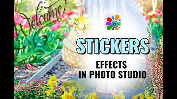 Stickers in Photo Studio | Add sticker to photo | Photo Editor