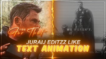 💥 Text Animation like @juraijeditzz in ALIGHT MOTION | Free XML file ✅ | #fyp #edit #explorepage