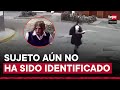 Cámaras de seguridad captan a hombre disfrazado de escolar en Trujillo