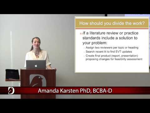 Amanda Karsten, PhD, BCBA-D | Identifying Treatments that Work