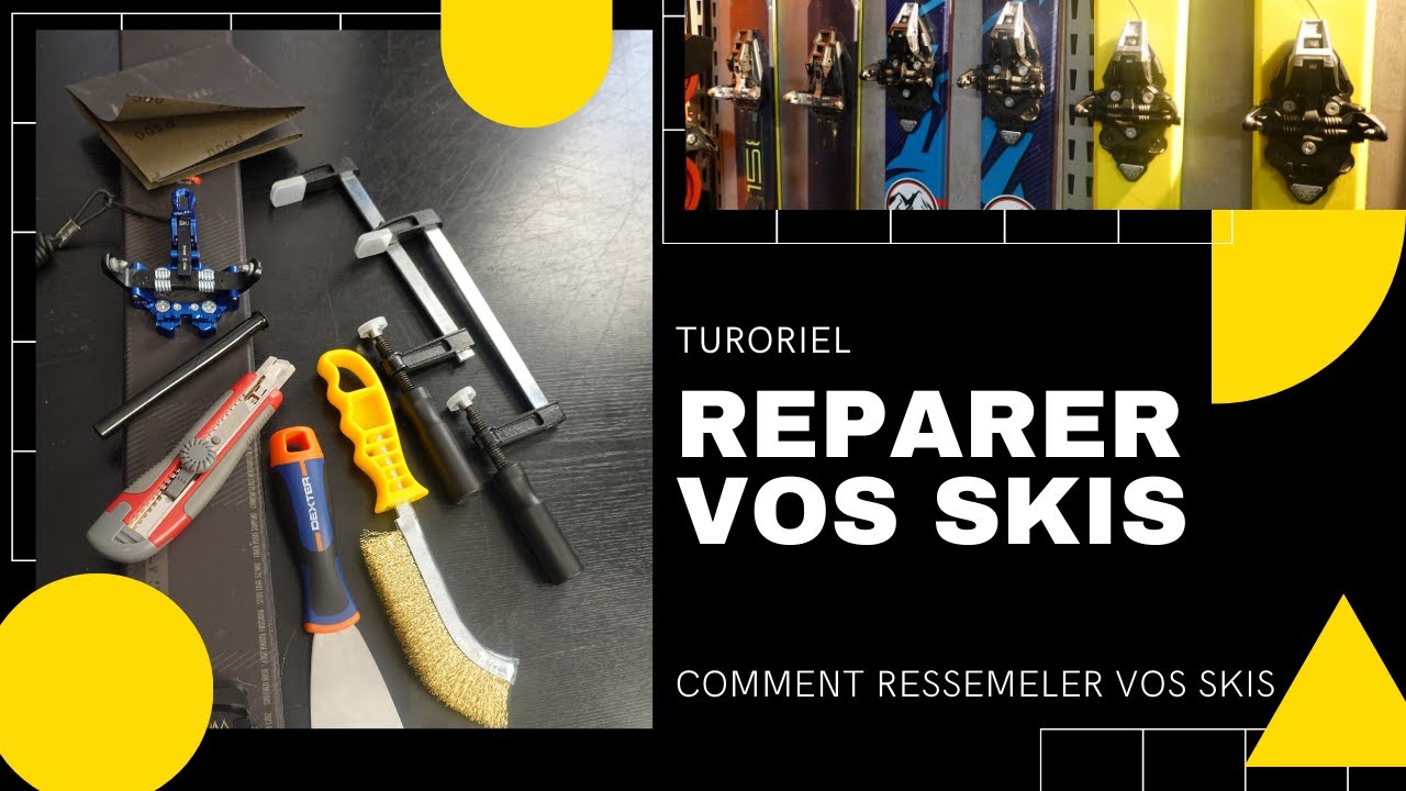TUTO - Comment réparer un trou sur la semelle de mes skis ? I