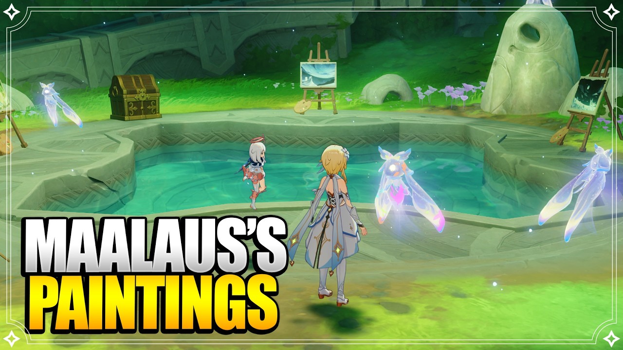 Maalaus's Paintings | World Quests & Puzzles【Genshin Impact】