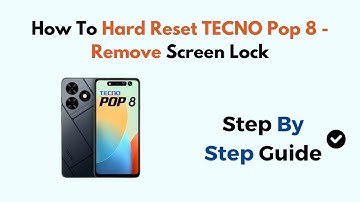 How To Hard Reset TECNO Pop 8 - Remove Screen Lock