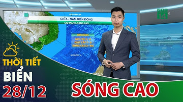 Thời tiết biển 28/12/2021: Biển vẫn động với sóng cao từ 2-4m| VTC14
