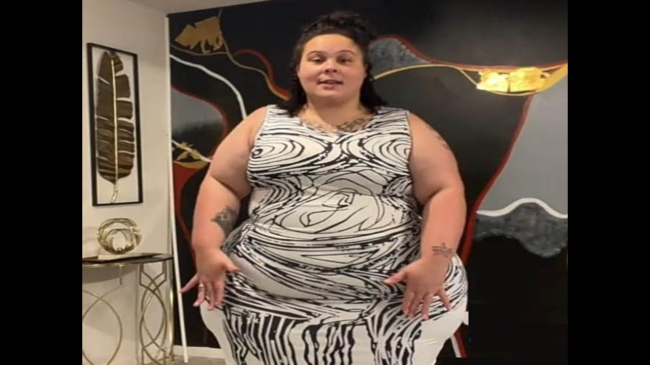 Ssbbw mother model show two dresses for plus size - YouTube