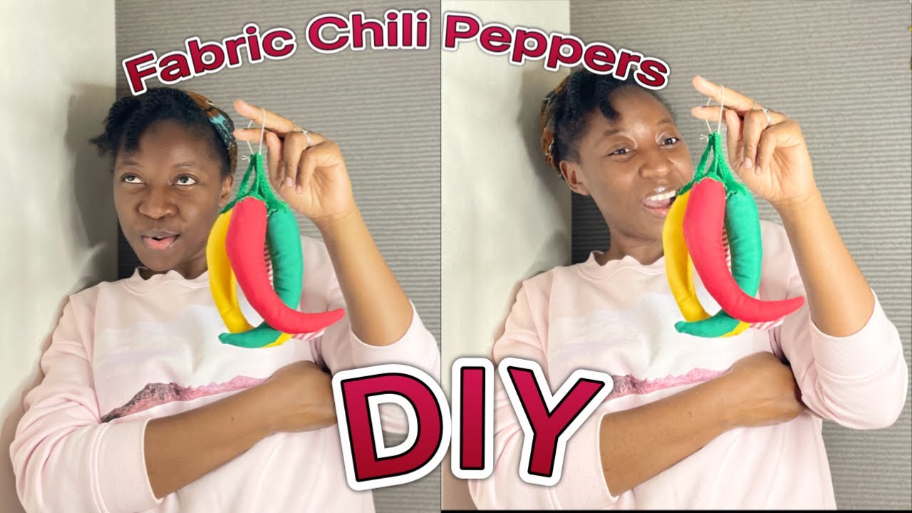 How to Make Fabric Chili Toys – Easy DIY Tutorial! 🌶️🧵