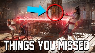 THINGS YOU PROBABLY MISSED! Easter Eggs & Details - Mortal Kombat 1 Official Gameplay Trailer