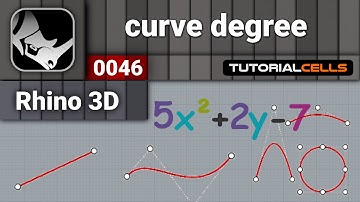 0046. curve degree in rhino