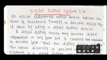 ELECTRONICS MEASUREMENT-II||DIGITAL DISPLAY DEVICE & DIGITAL READOUT SYSTEM||LECTURE-03||UNIT-03