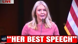 Karoline Leavitt&#39;s EMOTIONAL Tribute to Charlie Kirk Leaves Audience SPEECHLESS.