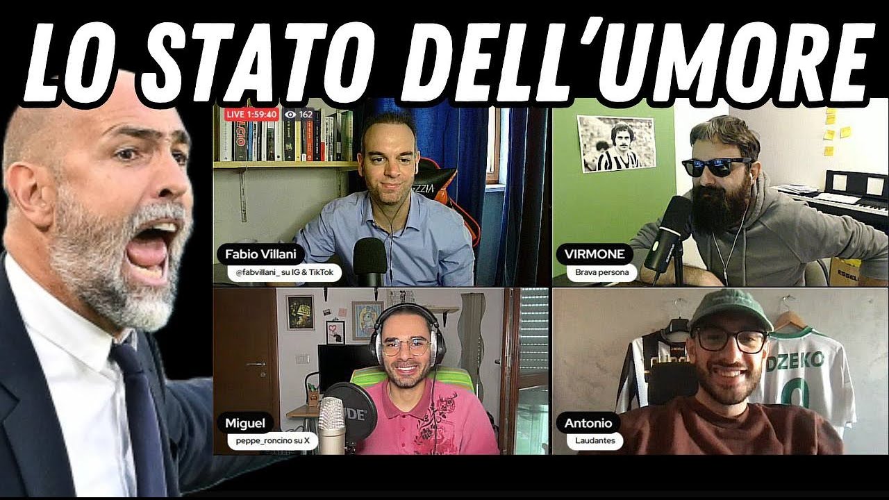 Siamo ad un PUNTO dalla VETTA ma l'ambiente JUVE è DEPRESSO. Perché?
