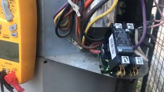 Bad Contactor On Condenser Caused Transformer To Blow
