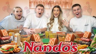 Last To STOP Eating NANDOS Wins Vs BRANDONIO AND ERIN BOWYER!