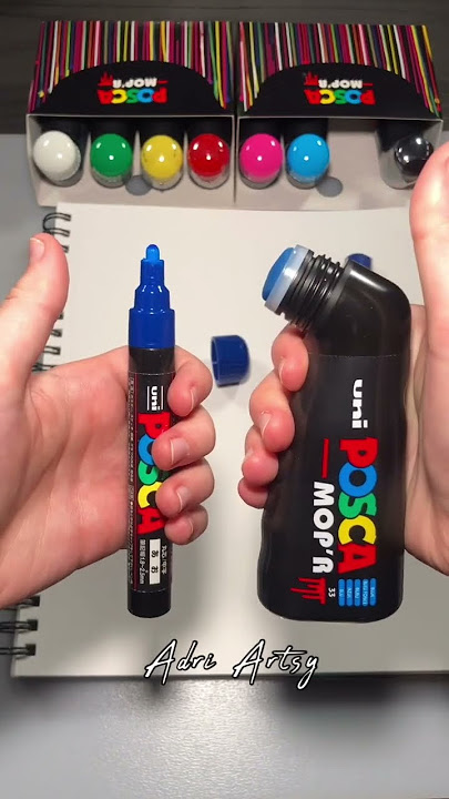 Activating some of my new posca pens! (Asmr) 