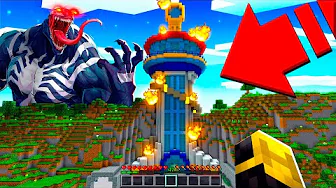 VENOM ataca LA CASA de PAW PATROL en MINECRAFT 😱 thumbnail