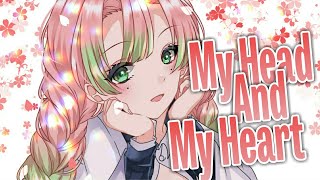 Download Lagu 「Nightcore」- My Head \u0026 My Heart | Lyrics MP3