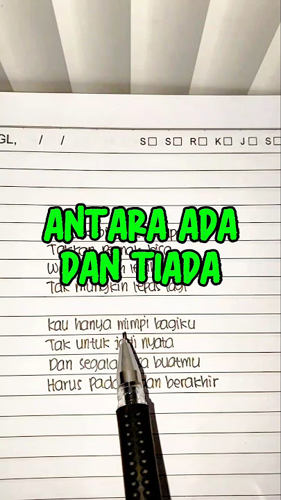 ANTARA ADA DAN TIADA - Utopia (Lyrics) Cover || 'Ku tak bisa menggapaimu takkan pernah bisa'