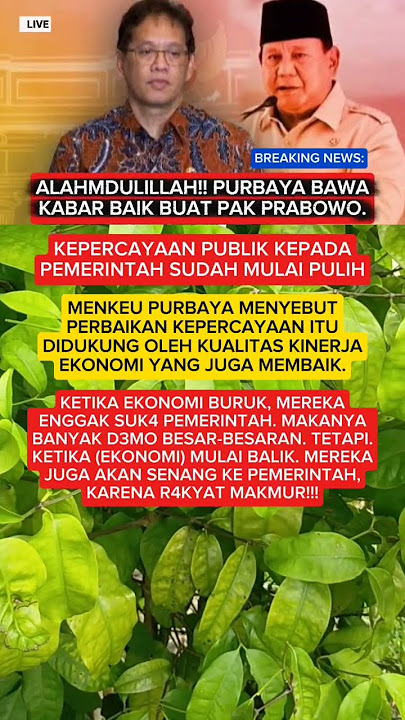 100% F4KTA UC4PANMU PAK PUR!?#purbayayudhisadewa #prabowo #beritaterbaru #newshorts #fypshorts #fypp