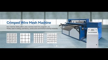 1.5- 5.0mm full automatic crimped wire mesh machine