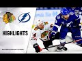 NHL Highlights | Blackhawks @ Lightning 1/13/21