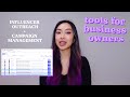 📧 creator series pt. 9 ✧ tools for small businesses: influencer outreach + campaigns ft. SocialBook