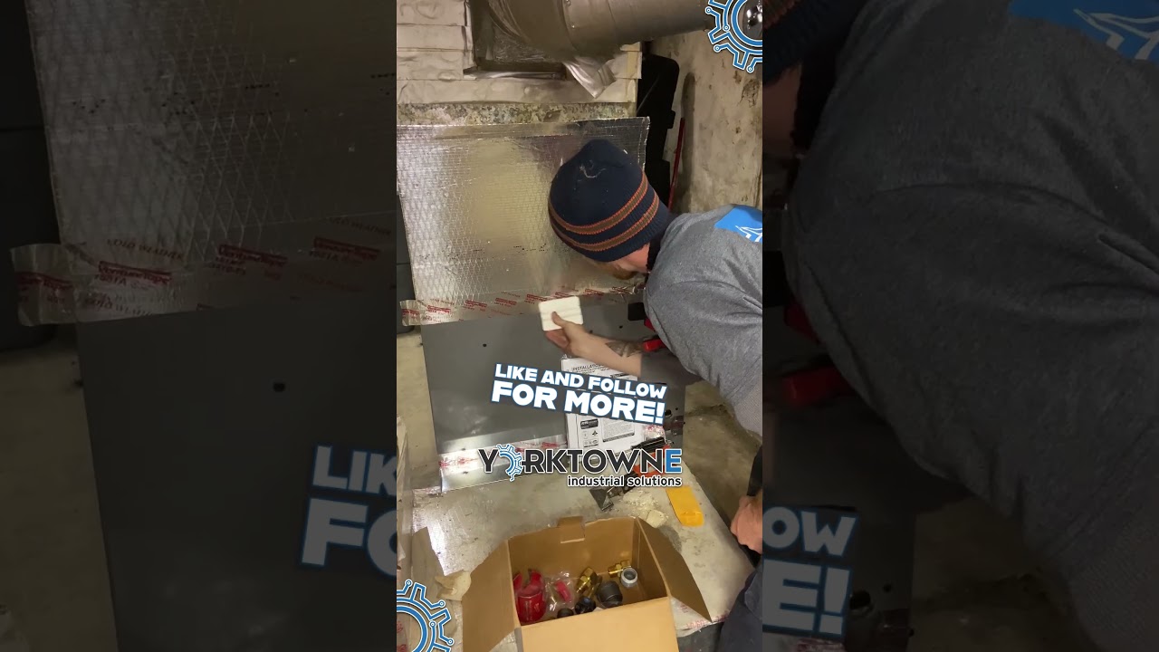 Cutting and Installing Duct Board for New Furnace 🔥 