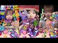 ASMR Sweet Candy 🍡Super Cute Princess Toys🧩Refreshing Cool Jelly 🍇🍑186 #candy #snacks