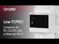 Line-TCPRS1. Conversor de RS-232/RS-485 a Ethernet/Wi-Fi