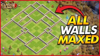 MAXING OUT ALL WALLS AT TH11!! | Town Hall 11 Let's Play - Clash of Clans