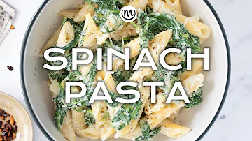 15-Minute Spinach Pasta