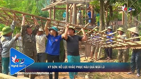 Kỳ Sơn: Nỗ lực khắc phục hậu quả mưa lũ