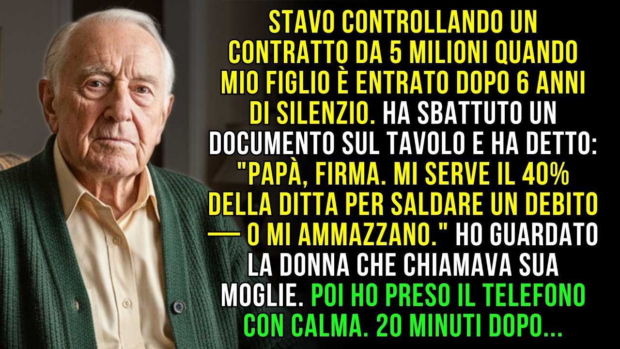 Mio figlio è scomparso per sei anni. Nessuna telefonata, nessun messaggio. Poi un venerdì pomeriggio è entrato nel mio ufficio senza bussare, con una donna che ha presentato come sua moglie. Mi...