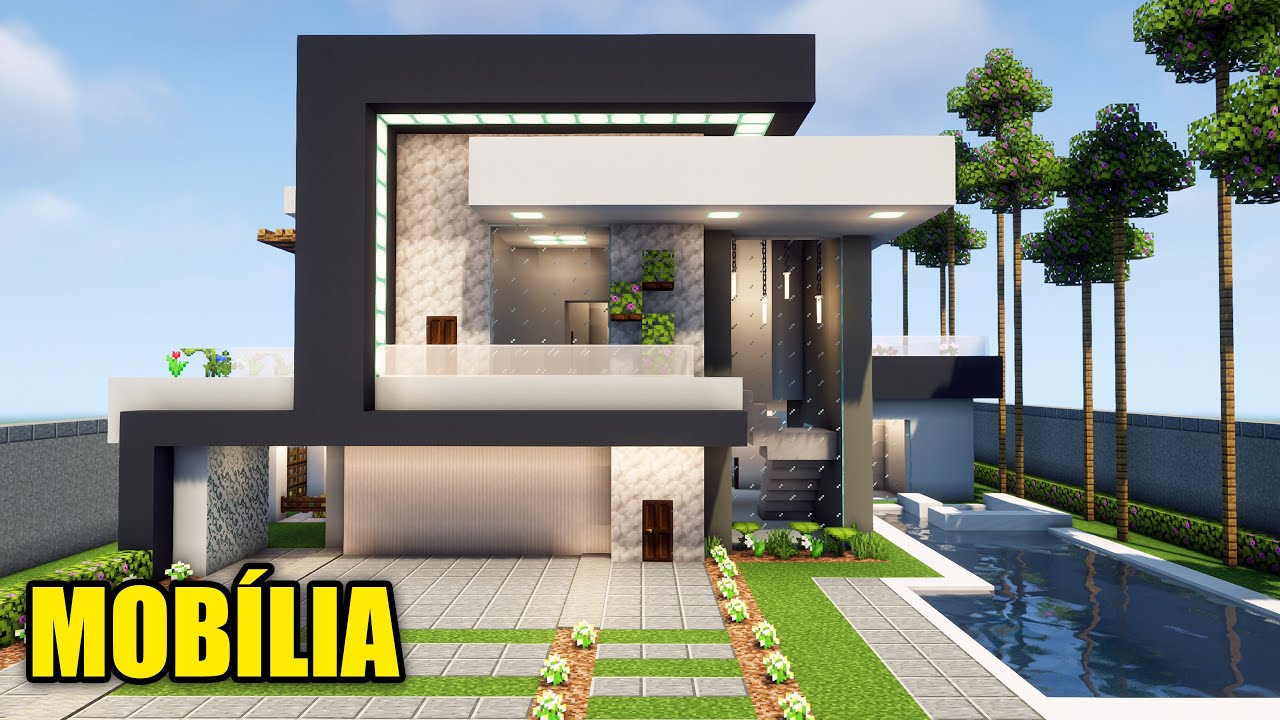 Minecraft - Mobília da Casa Moderna - Tutorial 