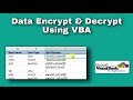 How to Encrypt and Decrypt Data into Excel Sheet