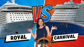 Diferencias entre cruceros Royal Caribbean y cruceros Carnival (a nosotros nos gusta más uno)
