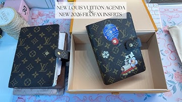 Unboxing: New Louis Vuitton Agenda. New 2026 Filofax Inserts