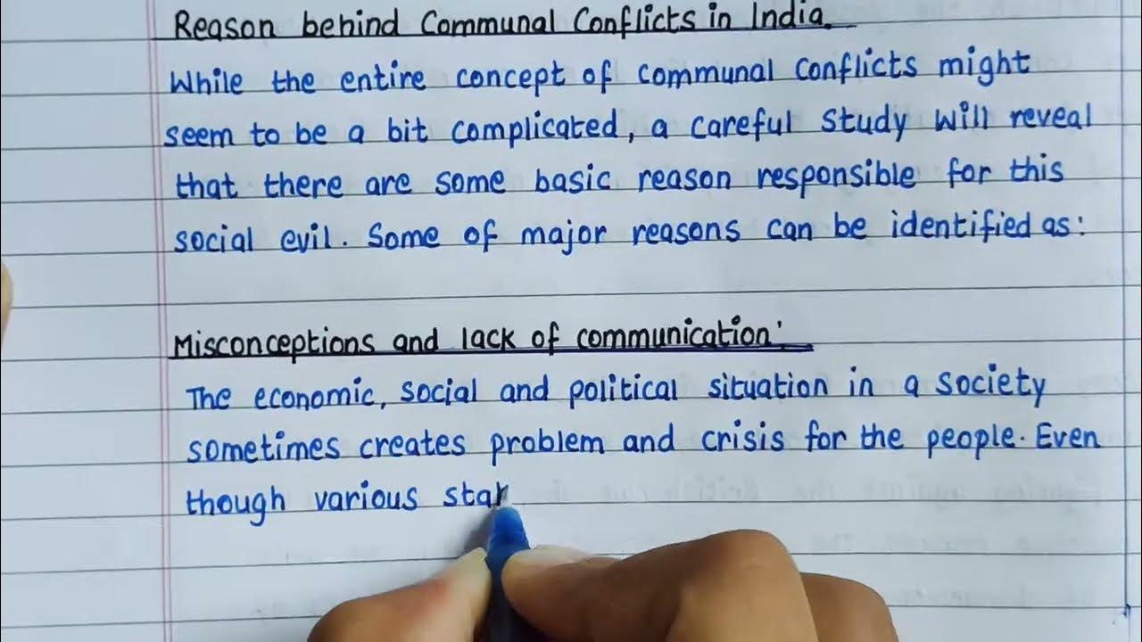 write an essay on communal politics in india