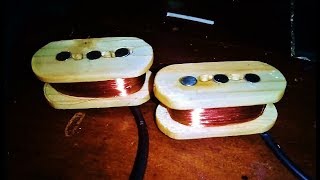 Z-coil 3 pole Humbuckers Build from Scrap Wood (Myths Busted!)