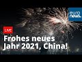 Frohes neues Jahr, China! Bejing begrüßt 2021 mit feierlichem Feuerwerk