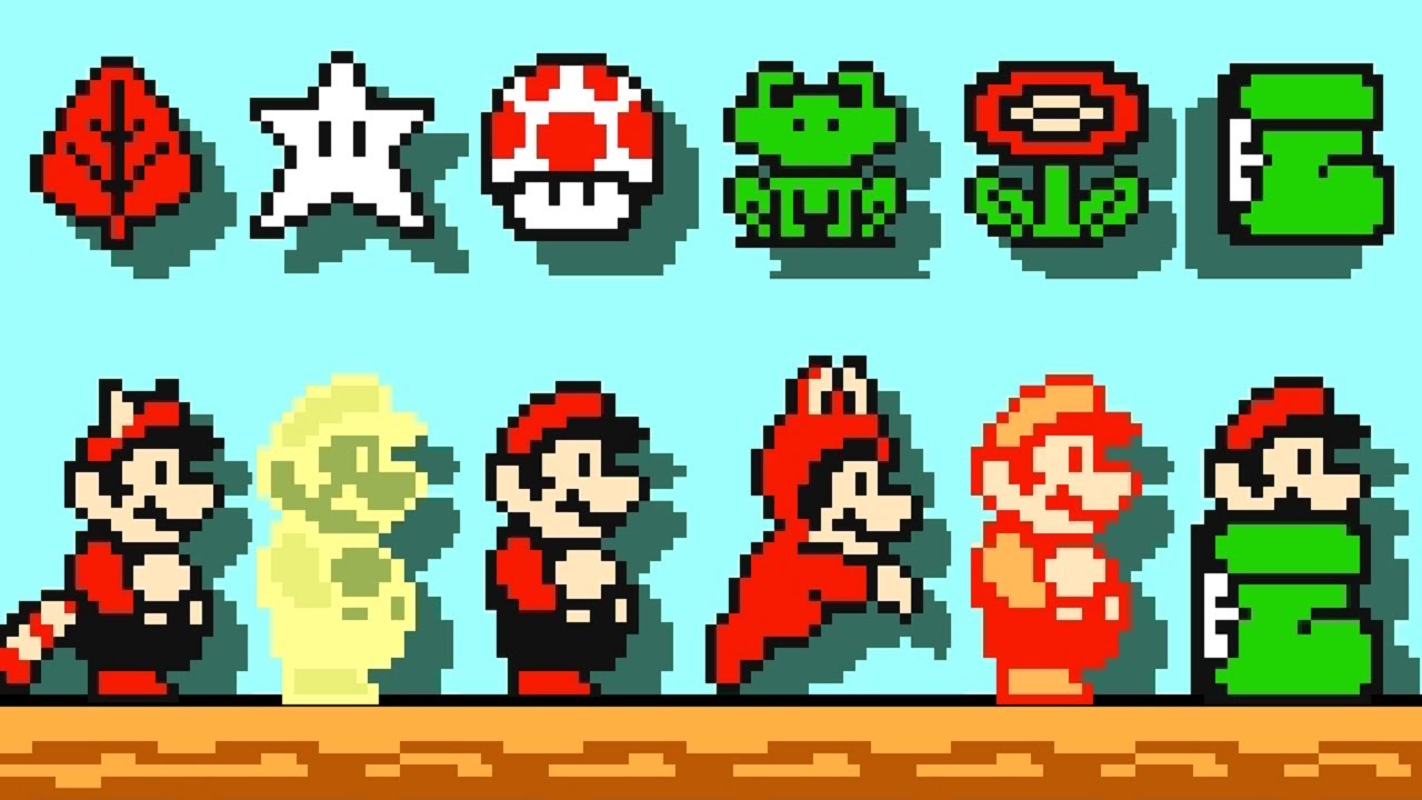 Após 38 anos, power-ups da franquia Super Mario Bros. terão nomes