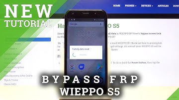 How to Unlock FRP in WIEPPO S5 – Bypass Google Verification