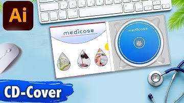 How to Design CD Cover In illustrator URDU/HINDI