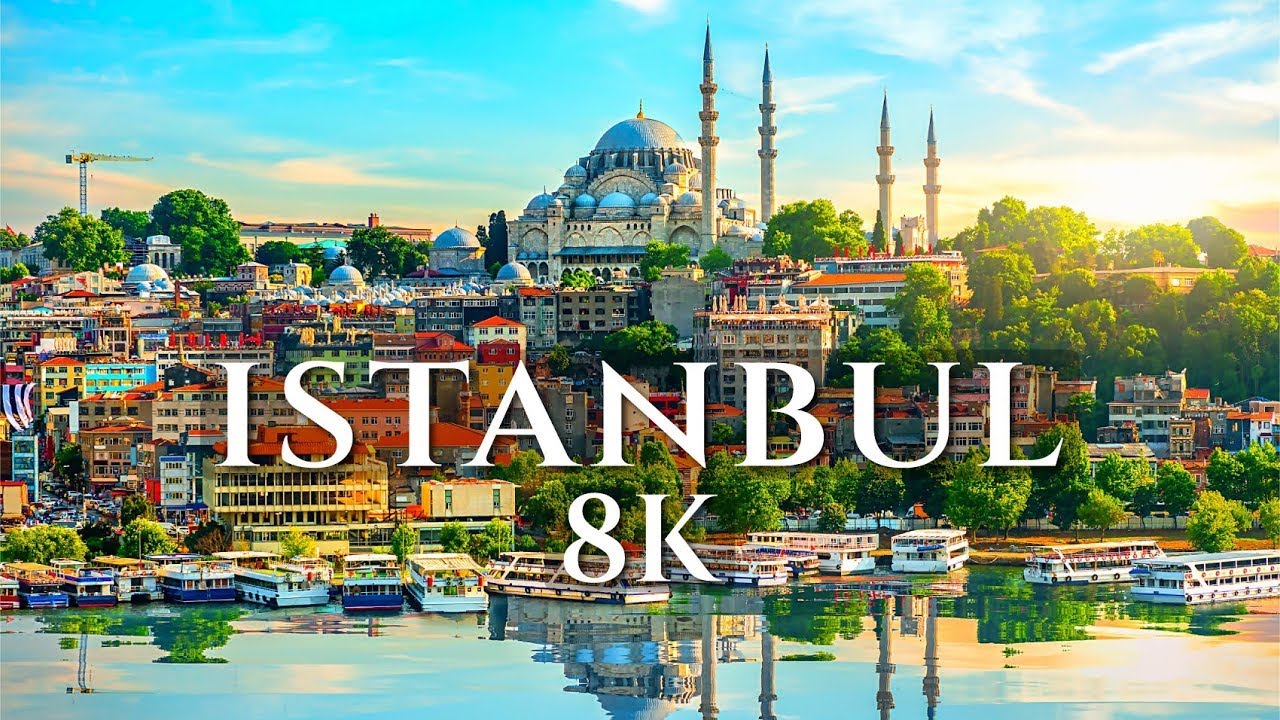 Istanbul, Turkey 8K Video Ultra HD - 8K Drone Video (120FPS)