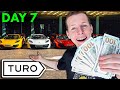 My First Week Renting Cars on Turo