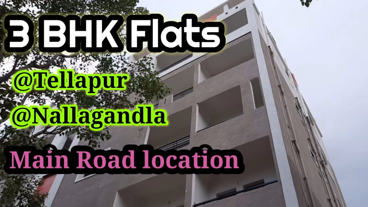 3BHK Flats for sale in Tellapur RKID07 Luxury flats in Hyderabad