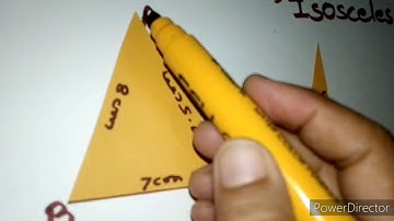 Class 6th- Mathematics chapter 15.Triangles and their properties#1 types of triangles Based on Sides