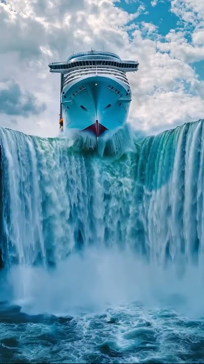 Cruise vs Waterfall: Watch the Epic Plunge!