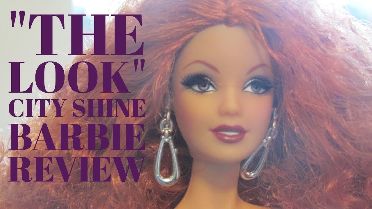 barbie the look city shine redhead doll