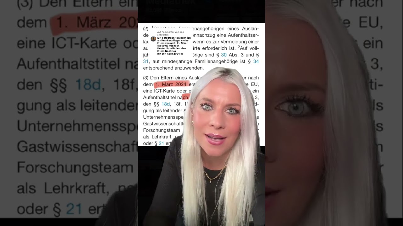Eltern Nach Deutschland Holen Mit Paragraf 18a 