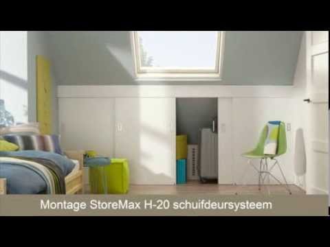 Schuifdeuren maken met StoreMax H-20